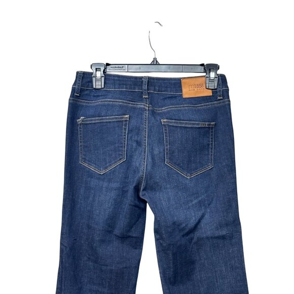 M1868 Womens Dark Wash Denim Flare Jeans Size 4/27" - Picture 6 of 12